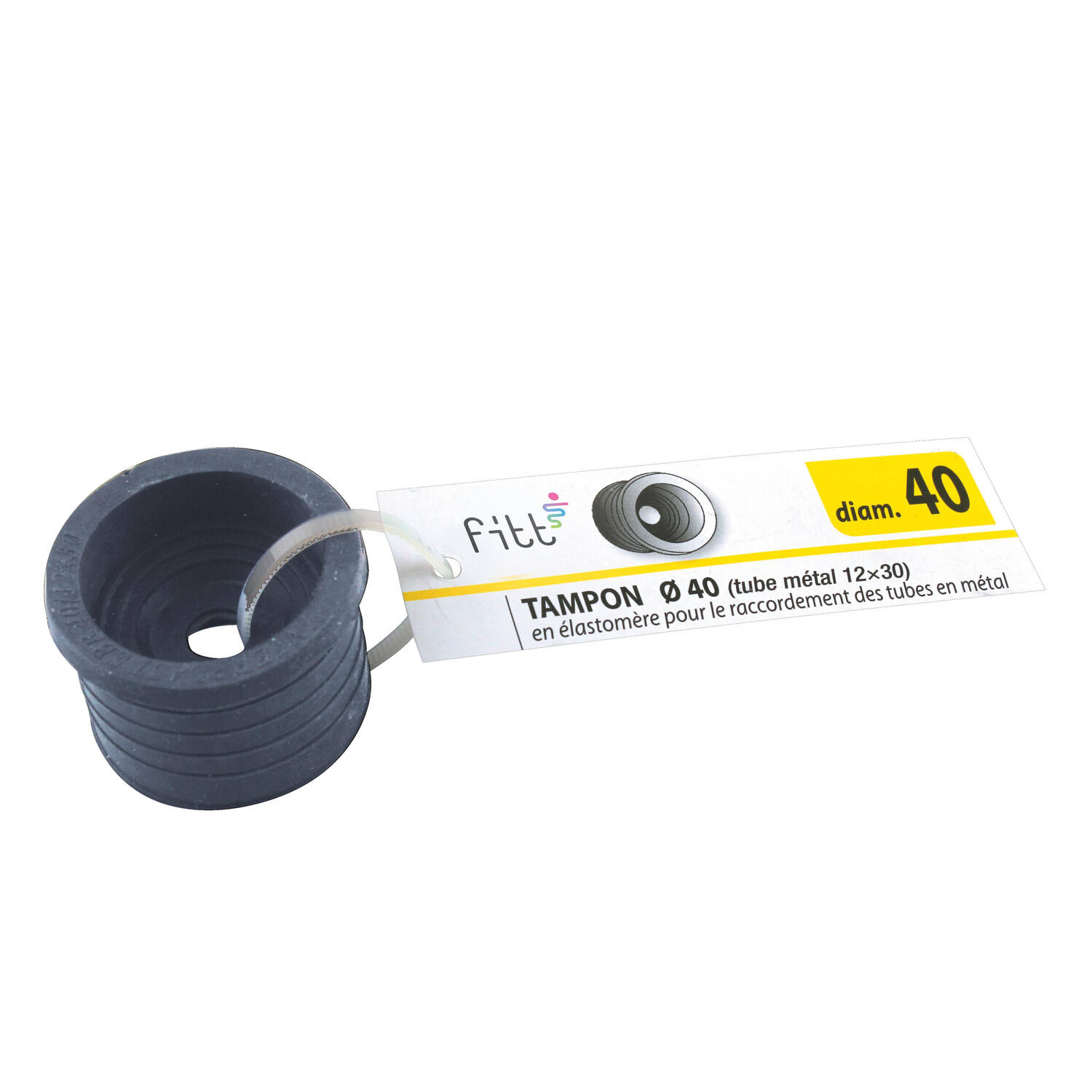 Raccord pvc / métal mf ø 40 / 12x30 noir - INTERPLAST