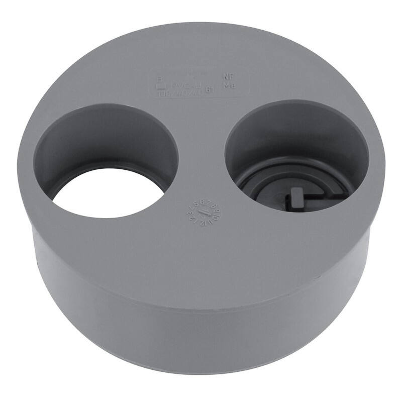 Tampon de réduction pvc mf 100x40x40 nfme - INTERPLAST