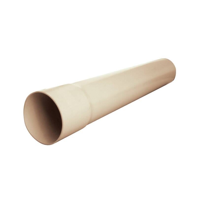 tube de descente pvc 50 sable - 4 m - INTERPLAST