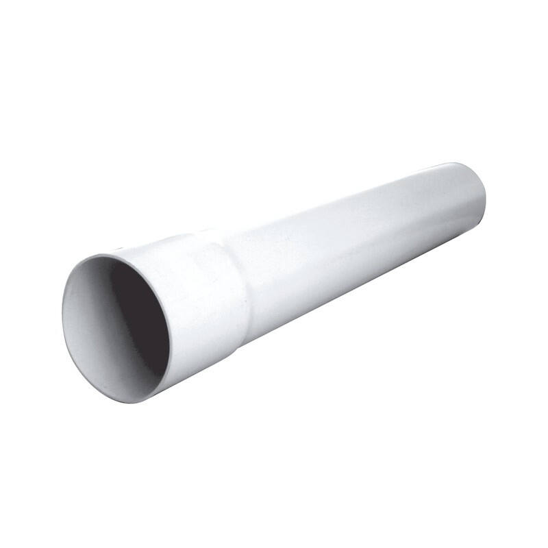 Descente de Gouttière PVC Ø80mm L.4m Blanc - INTERPLAST
