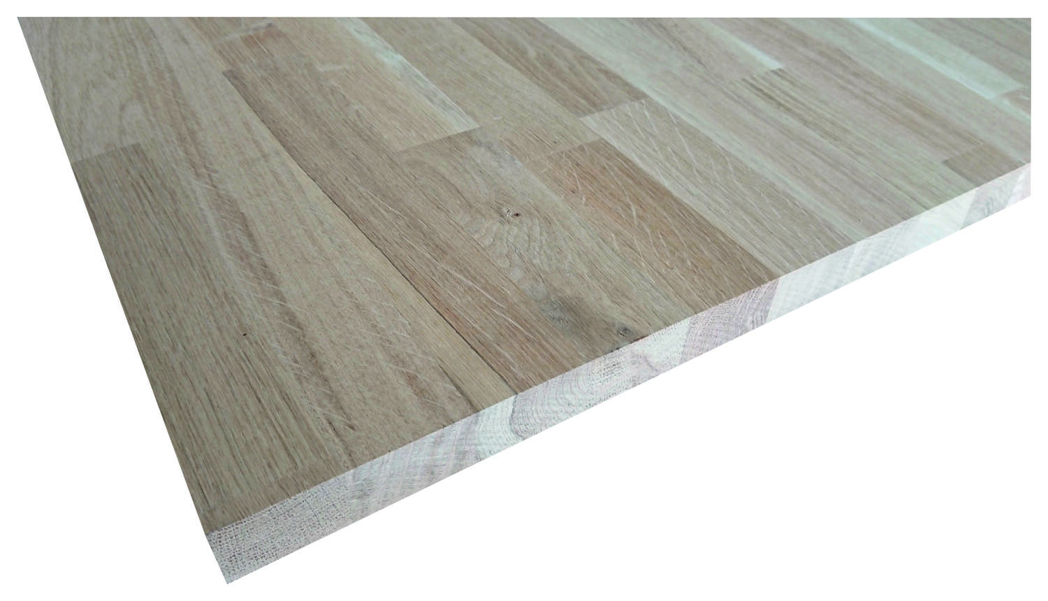 Plan de Travail Chêne Massif 200x65x2,6cm - SUP BOIS