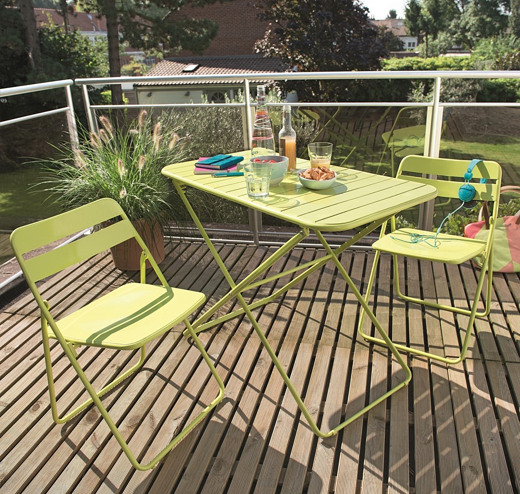 SET BALCON PLIABLE ETROIT VERT