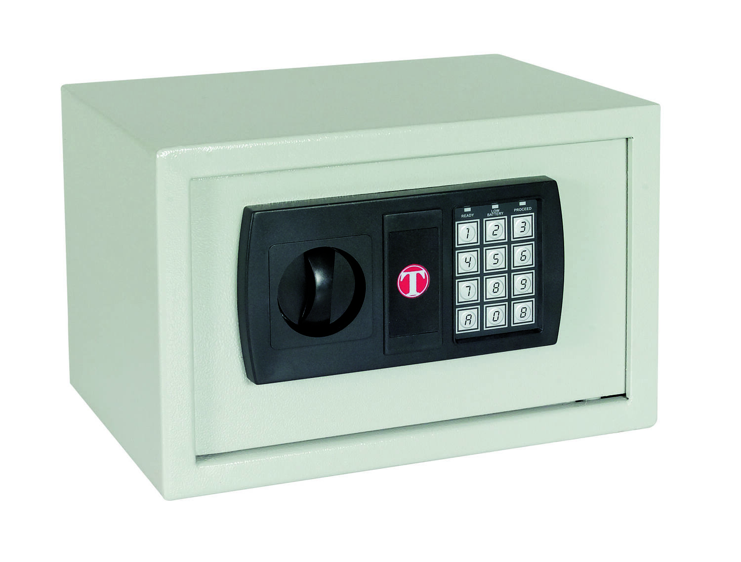 Coffre de sécurité électronique 9,5L beige - TECHNOSAFE