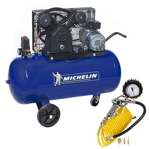 Compresseur 100 l  3 CV avec kit 5 - MICHELIN