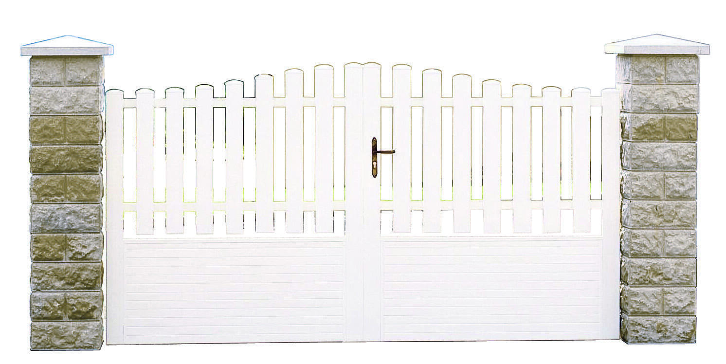 Portail pvc 