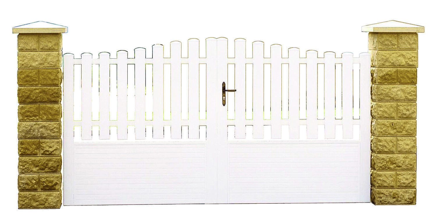 Portail pvc 