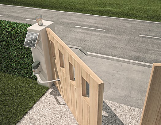 Motorisation pour portails à 2 battants WS200S - MHOUSE