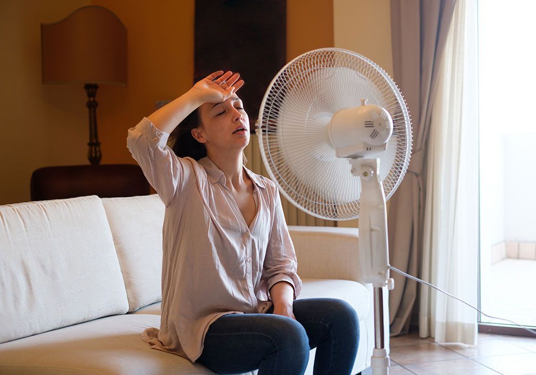 se rafraichir avec un ventilateurr